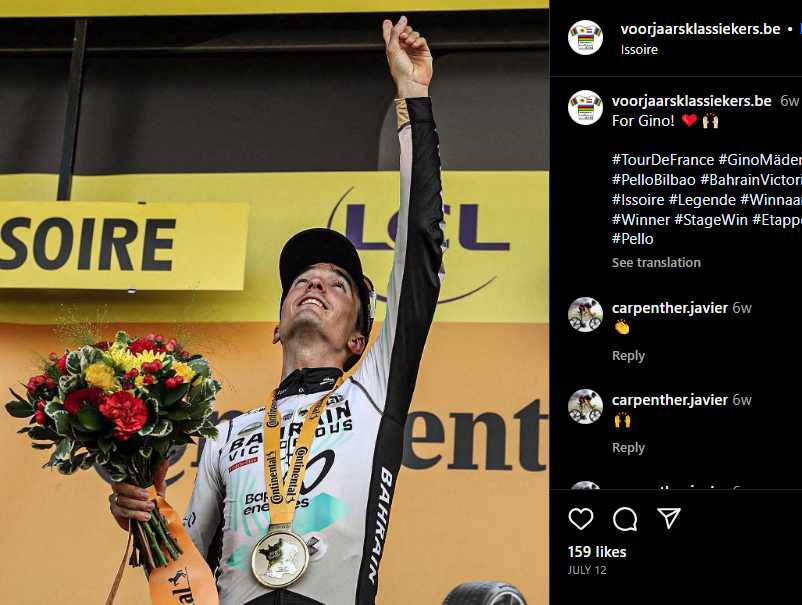 Gino Mäder Freundin