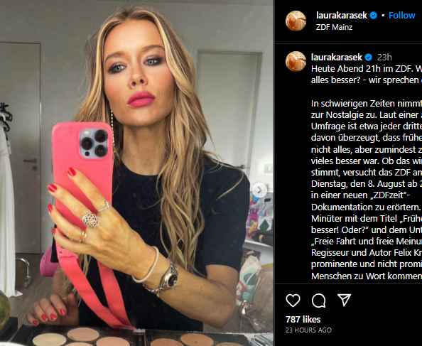 Laura Karasek Verheiratet, Vermögen, Eltern, Alter, Partner, Größe, Kinder