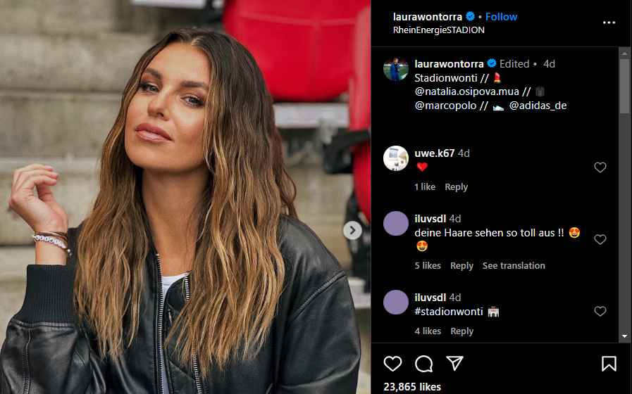 Laura Wontorra Vermögen, Eltern, Alter, Partner, Größe, Kinder