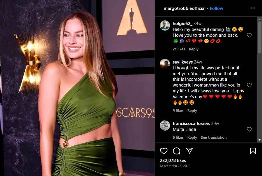 Margot Robbie Gewicht