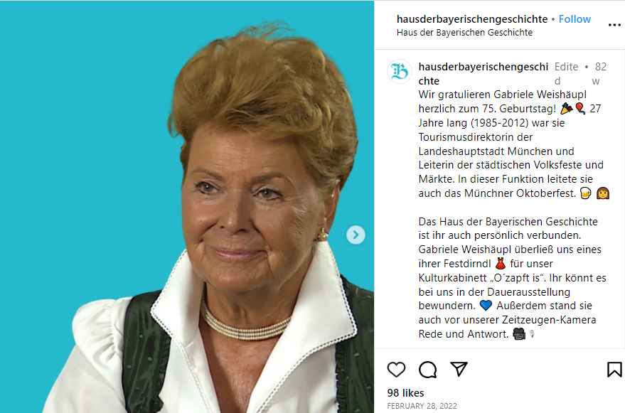 Gabriele Weishäupl Kinder, Vermögen, Eltern, Alter, Partner, Größe
