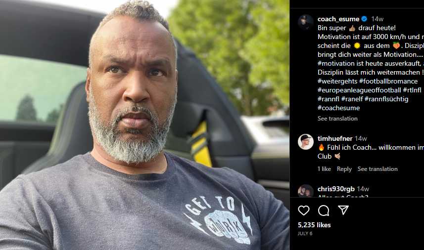 Patrick Esume Vermögen