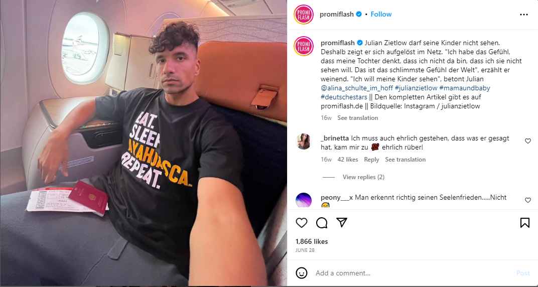 Julian Zietlow Alter, Vermögen, Eltern, Größe, Kinder