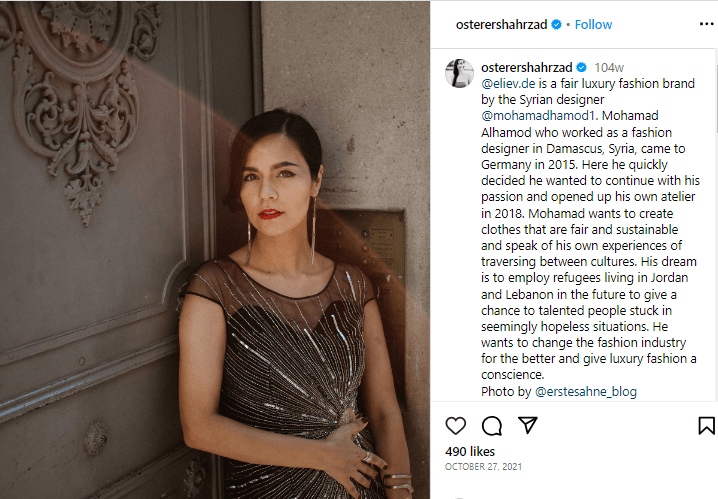 Shahrzad Eden Osterer Ehemann