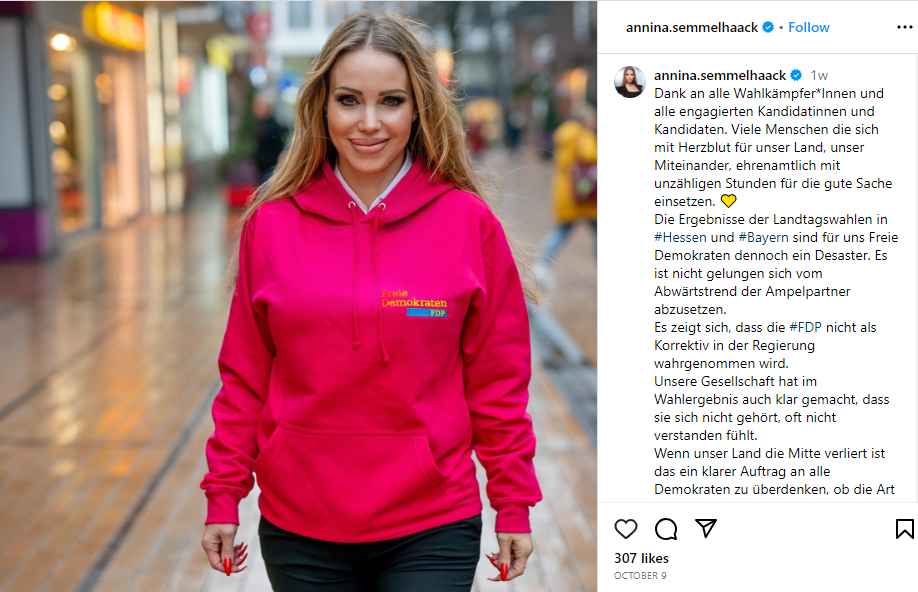 Annina Semmelhaack Alter