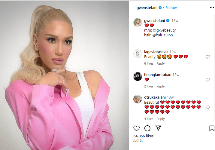 Gwen Stefani Vermögen, Größe, Alter,Eltern, Kinder