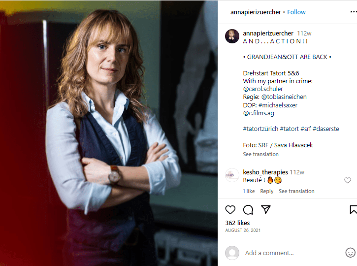 Pieri Anna Zuercher Alter, Vermögen, Kinder, Größe, Eltern