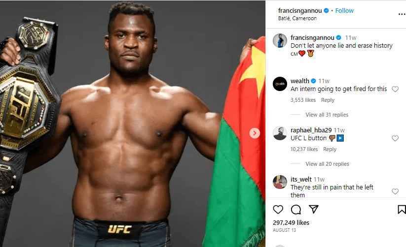 Francis Ngannou Größe
