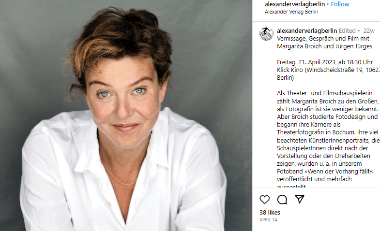 Margarita Broich Krankheit, Vermögen, Eltern, Größe, Partner Margarita Broich Krankheit, Vermögen, Eltern, Größe, Partner