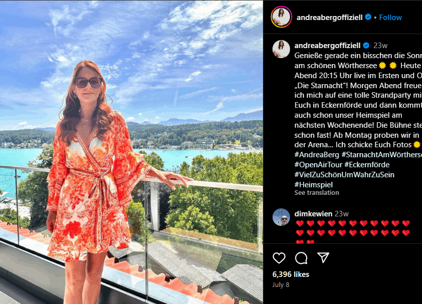 Andrea Berg Vermögen