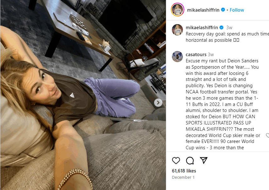 Mikaela Shiffrin Vermögen