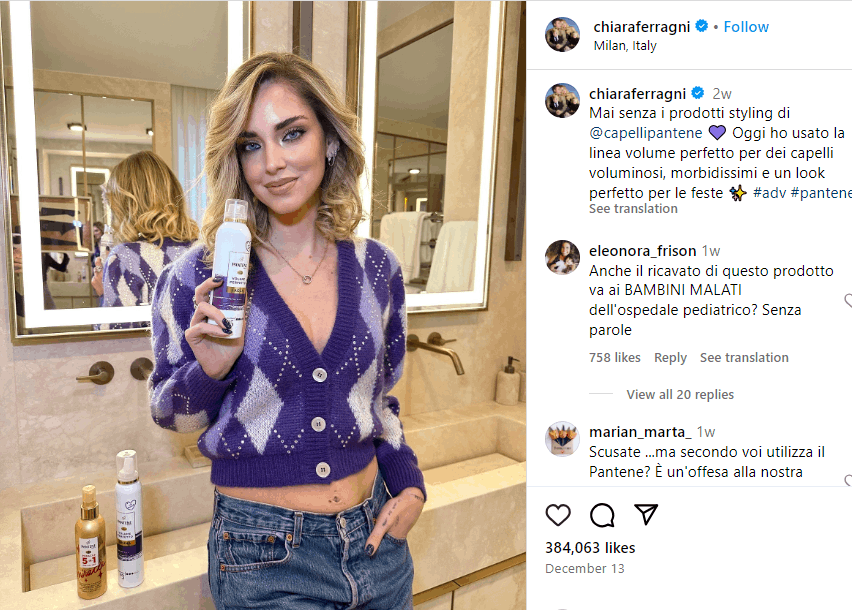 Chiara Ferragni Vermögen, Eltern, Größe, Partner, Kinder, Alter