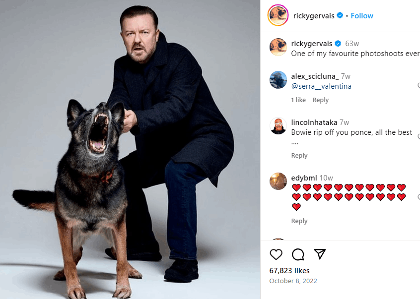 Ricky Gervais Vermögen Ricky Gervais Vermögen