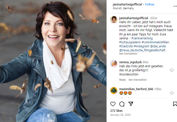 Janina Hartwig Neuer Freund, Kinder, Vermögen, Größe, Eltern