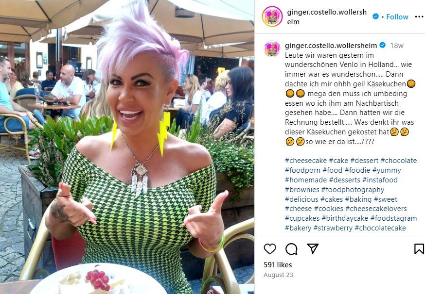 Ginger Wollersheim Vermögen