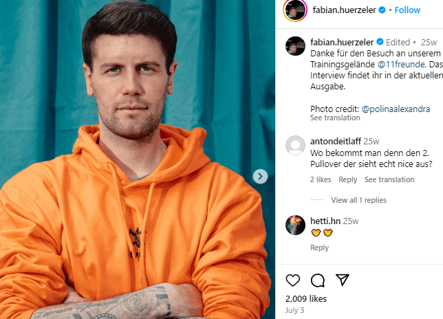 Fabian Hürzeler Freundin, Vermögen, Größe, Alter, Kinder, Eltern