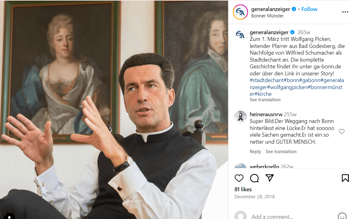 Wolfgang Picken Alter, Eltern, Größe, Partner, Vermögen, Kinder