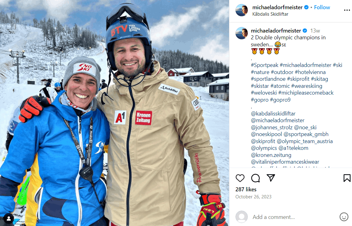 Michaela Dorfmeister Neuer Freund, Größe, Kinder, Alter, Eltern