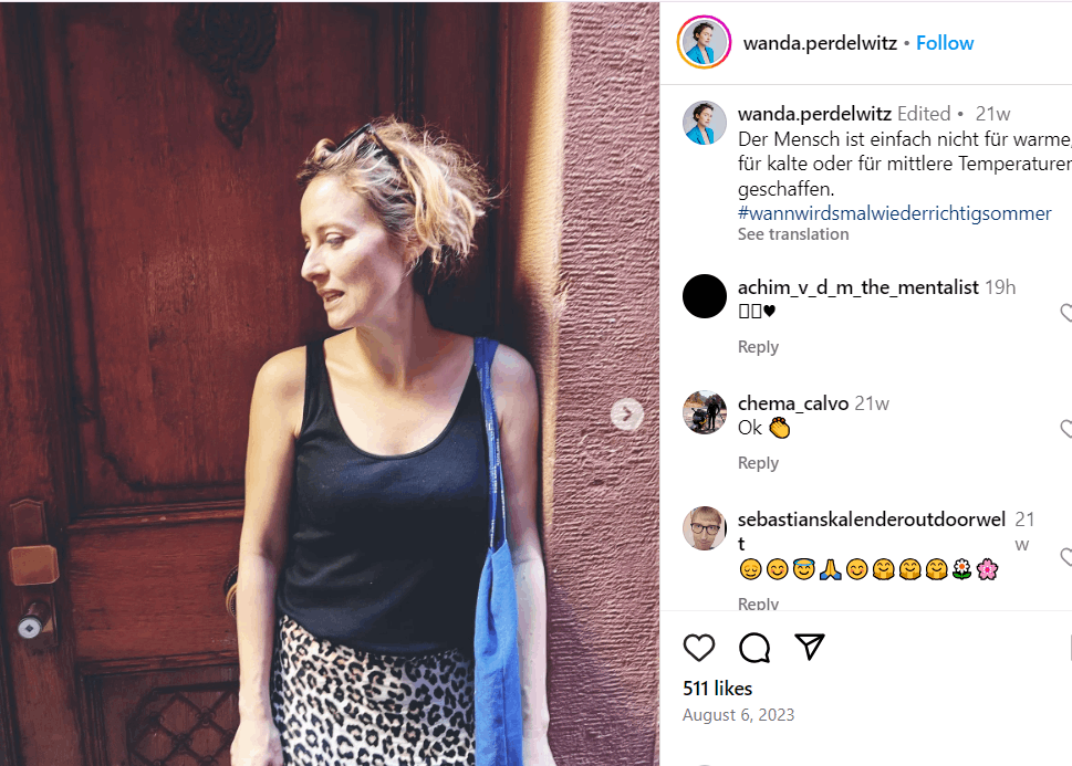 Wanda Perdelwitz Verheiratet, Alter, Kinder, Eltern, Größe, Vermögen