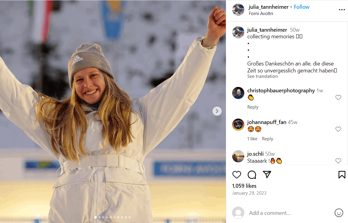 Julia Tannheimer Familie, Partner, Eltern, Vermögen, Alter, Größe