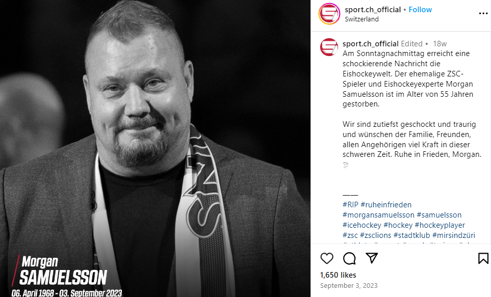 Morgan Samuelsson Krank, Alter, Vermögen, Kinder, Größe, Eltern