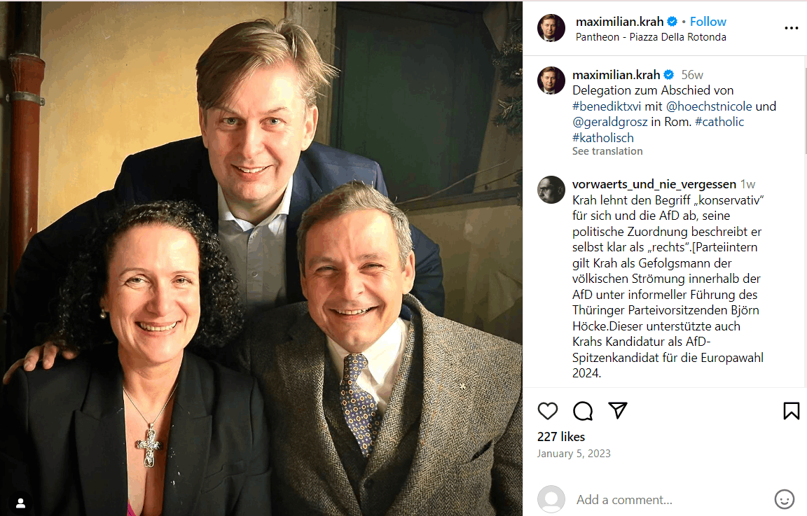 Maximilian Krah Ehefrau Todesursache, Alter, Kinder, Eltern Maximilian Krah Ehefrau Todesursache, Alter, Kinder, Eltern