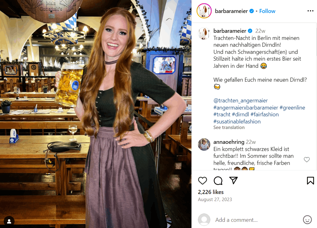 Barbara Meier Vermögen, Eltern, Größe, Partner, Kinder, Alter