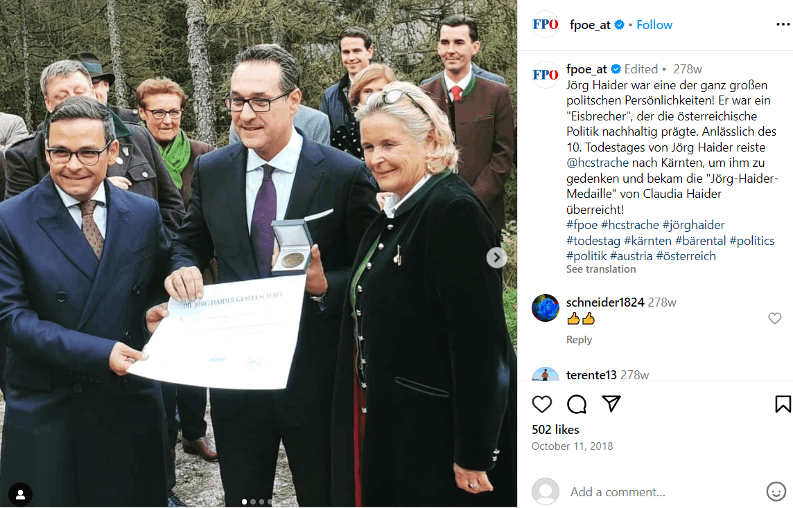 Jörg Haider Gedenkstätte, Eltern, Größe, Partner, Kinder, Alter Jörg Haider Gedenkstätte, Eltern, Größe, Partner, Kinder, Alter