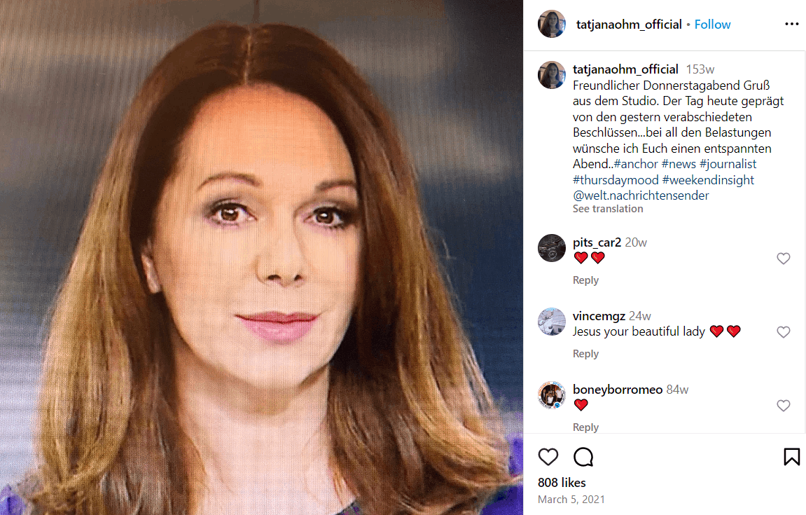 Tatjana Ohm Schlaganfall, Größe, Kinder, Alter, Partner, Eltern