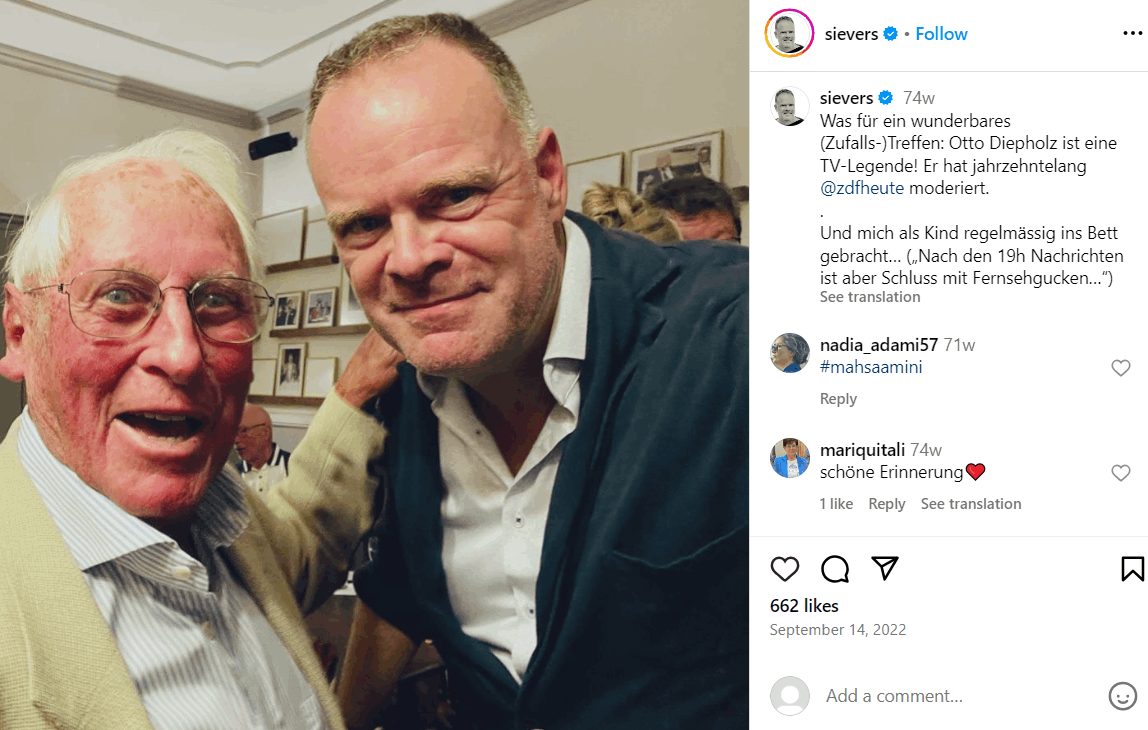 Christian Sievers Größe, Partner, Alter, Kinder, Eltern, Vermögen