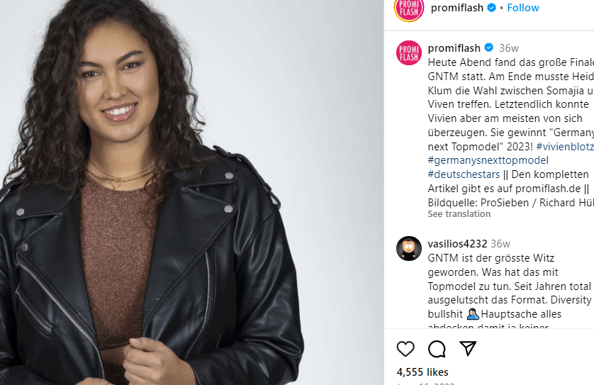 Vivien Blotzki Gewicht, Alter, Partner, Vermögen, Kinder, Eltern