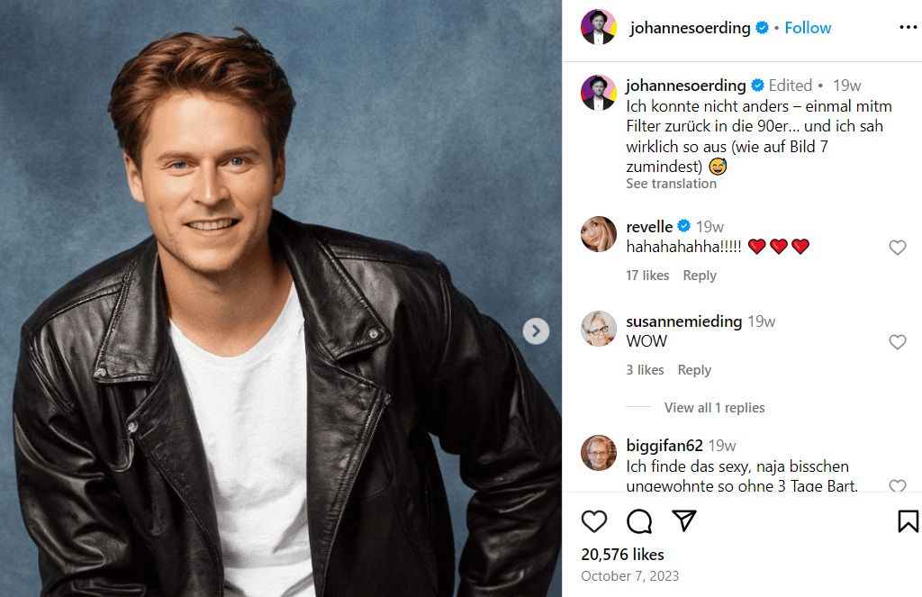 Johannes Oerding Kinder, Größe, Partner, Vermögen, Eltern, Alter