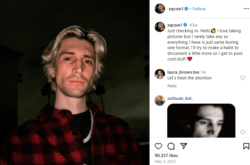 XQc Vermögen, Kinder, Eltern, Partner, Familie, Alter