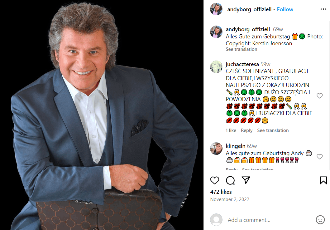 Andy Borg Krebserkrankung, Vermögen, Kinder, Alter, Eltern