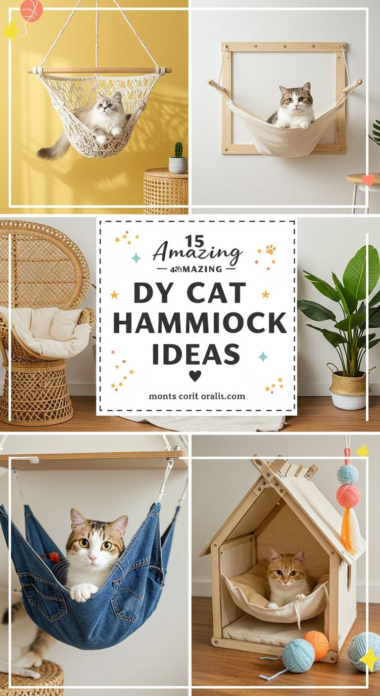 15 Amazing DIY Cat Hammock Ideas