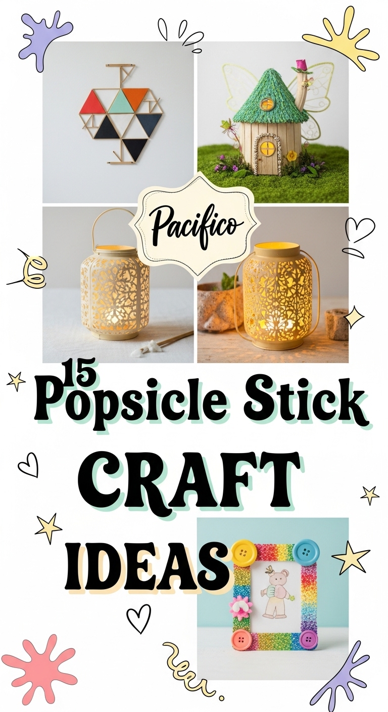 15 DIY Popsicle Stick Craft Ideas