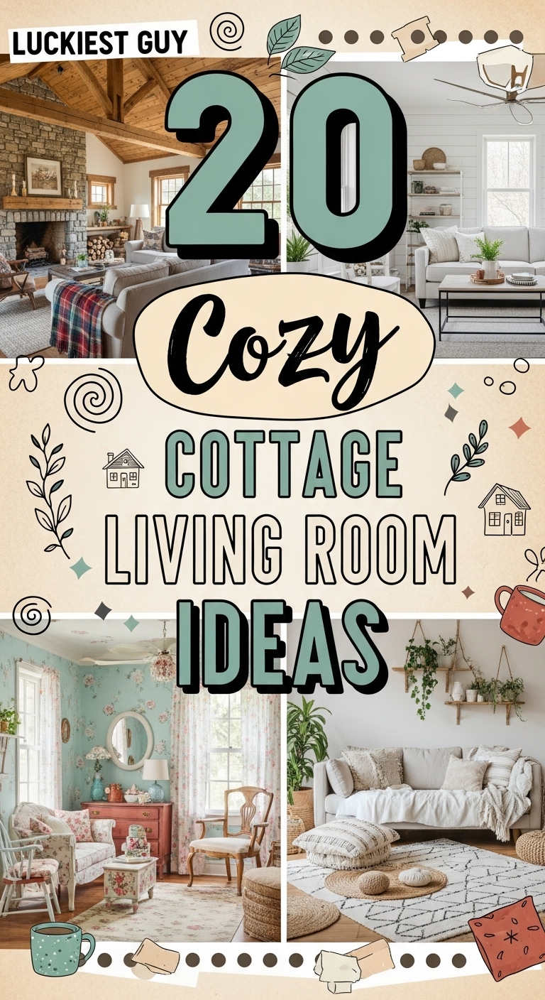 20 Cozy Cottage Living Room Ideas
