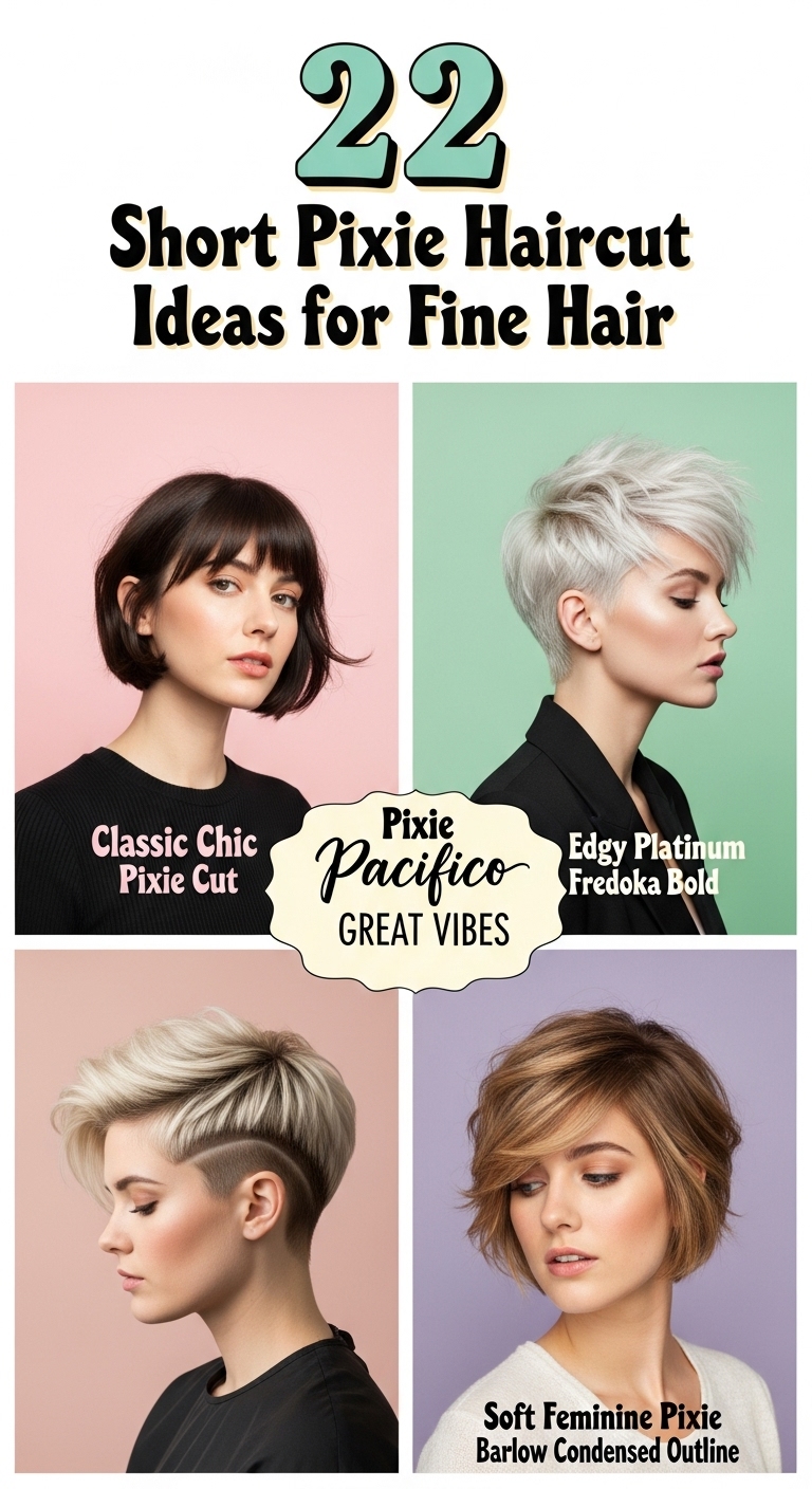 22 Short Pixie Haircut Ideas for Fine Hair