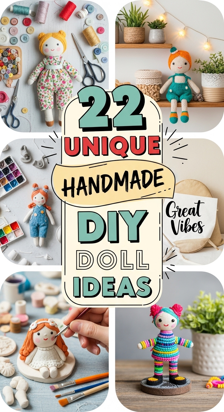 22 Unique Handmade DIY Doll Ideas 22 Unique Handmade DIY Doll Ideas