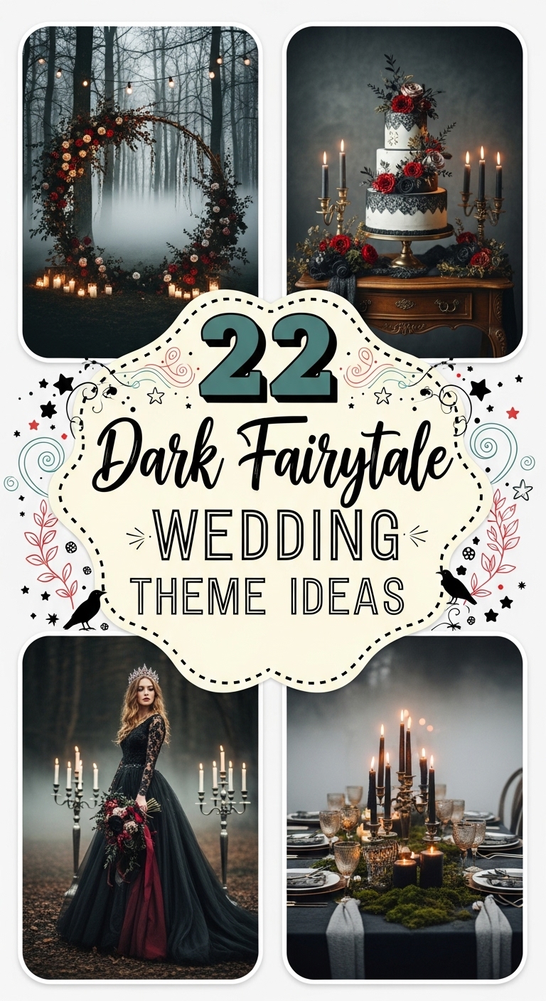 22 Dark Fairytale Wedding Theme Ideas 22 Dark Fairytale Wedding Theme Ideas