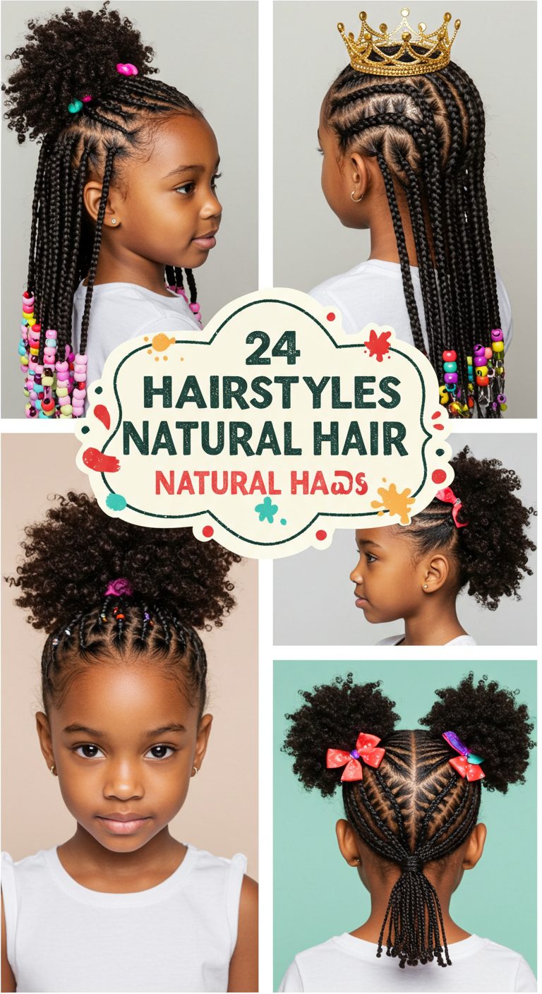 24 Braided Hairstyles for Kids Natural Hair 24 Braided Hairstyles for Kids Natural Hair