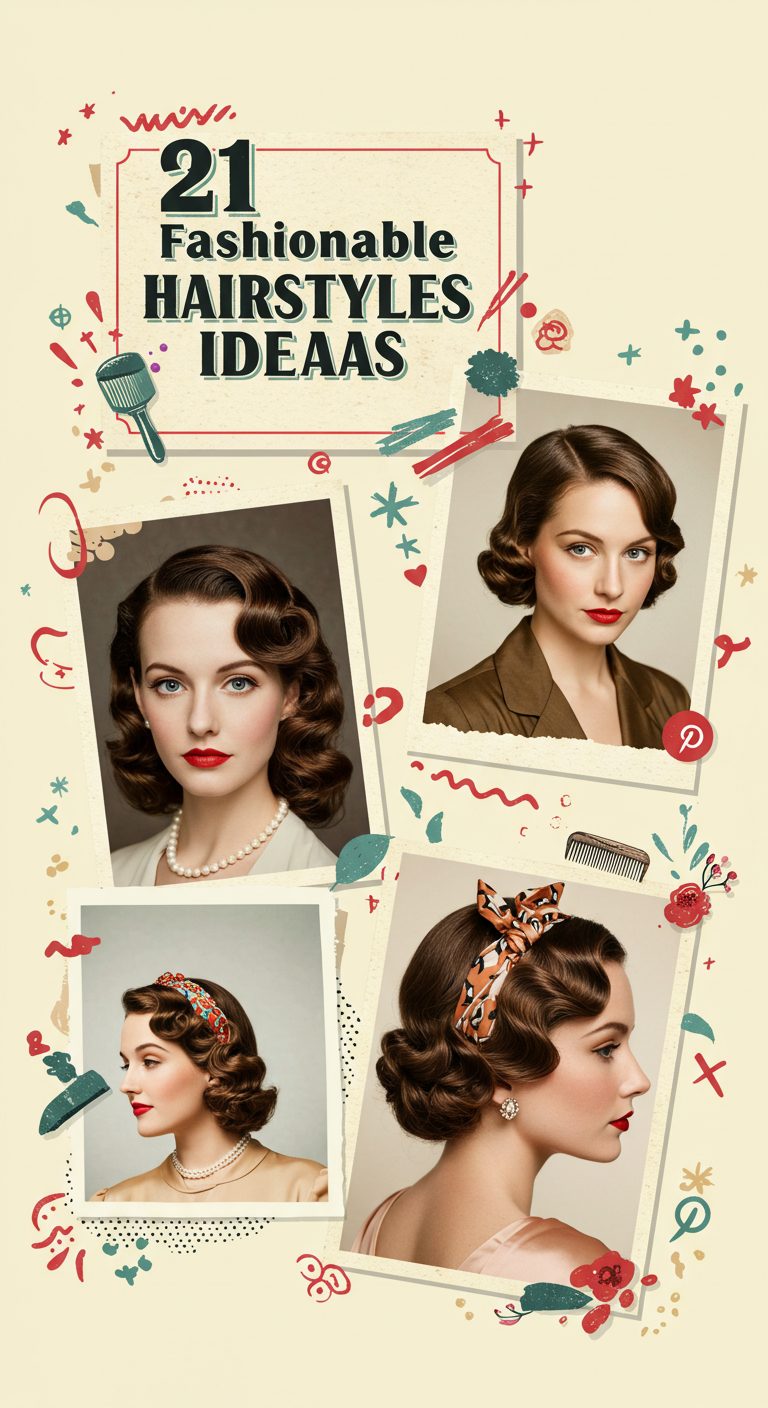 21 Fashionable 1940s Hairstyles Ideas