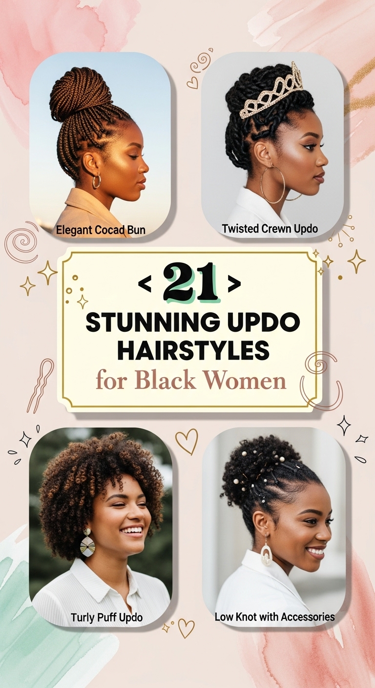21 Stunning Updo Hairstyles for Black Women