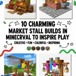 10 Market Stall Builds in Minecraft Survival to Inspire Play