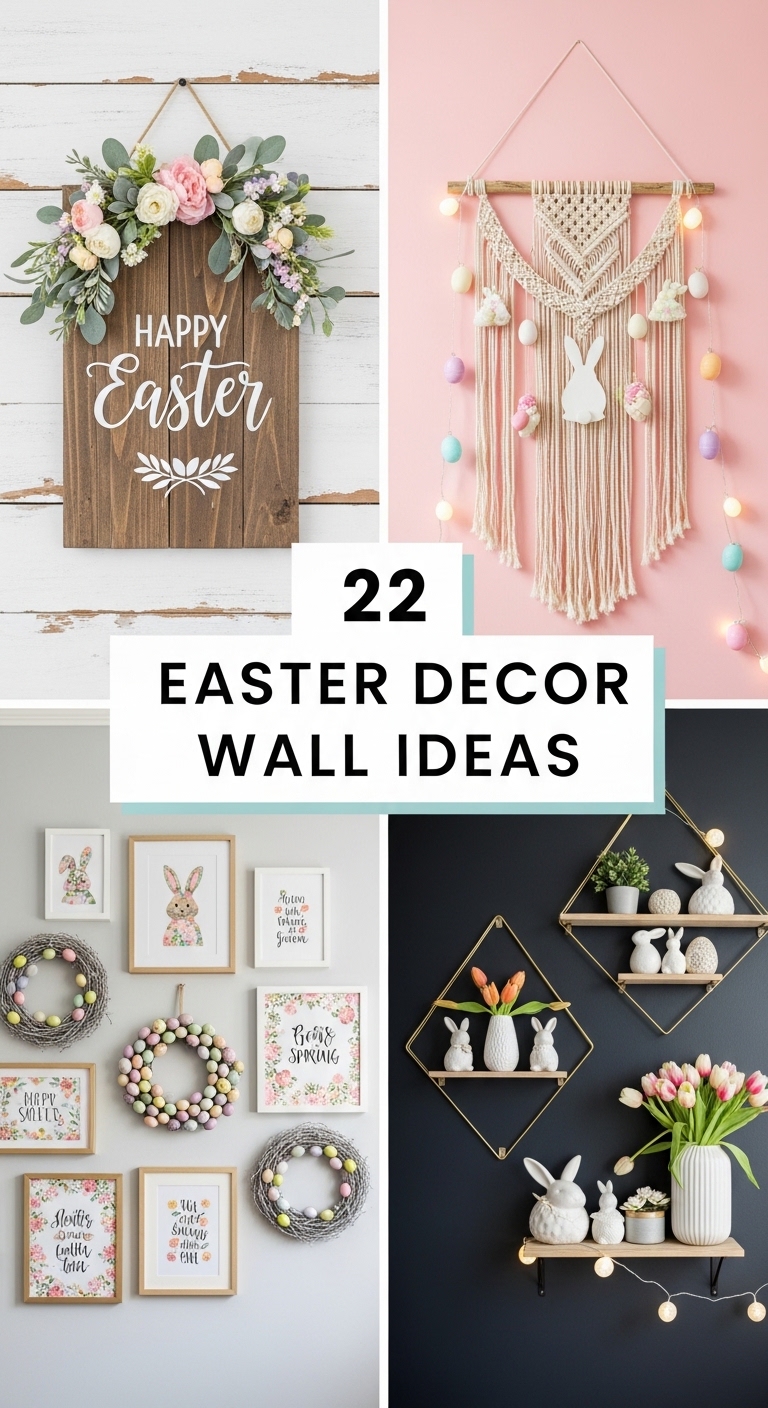 22 Easter Decor Wall Ideas