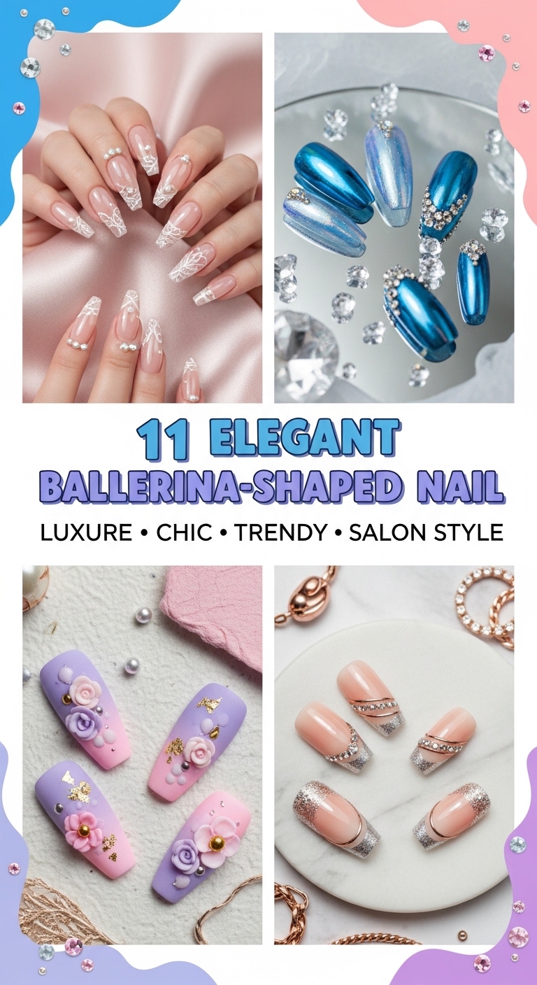 11 Elegant Ballerina-Shaped Nail