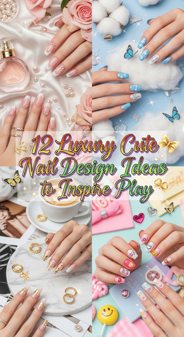 12 Luxury Cute Nail Design Ideas to Inspire Play