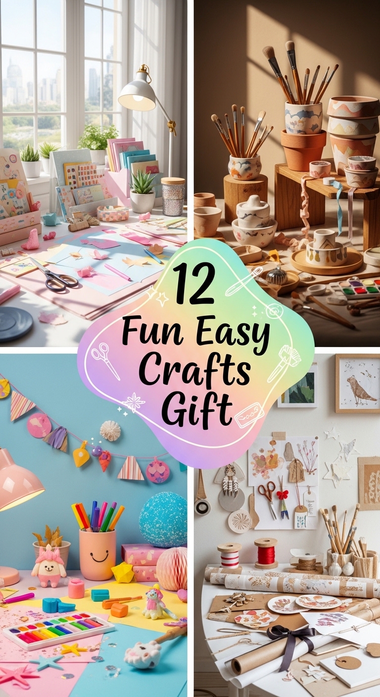 12 Fun Easy Crafts Gift 12 Fun Easy Crafts Gift