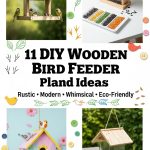 11 DIY Wooden Bird Feeder Plans and Ideas