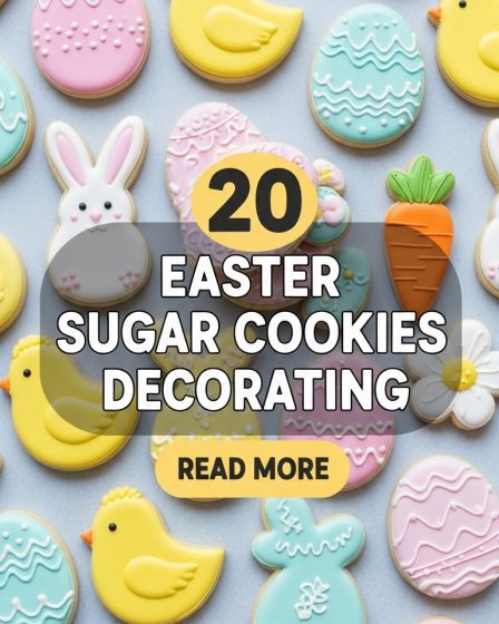 20 Easter Sugar Cookies Decorating